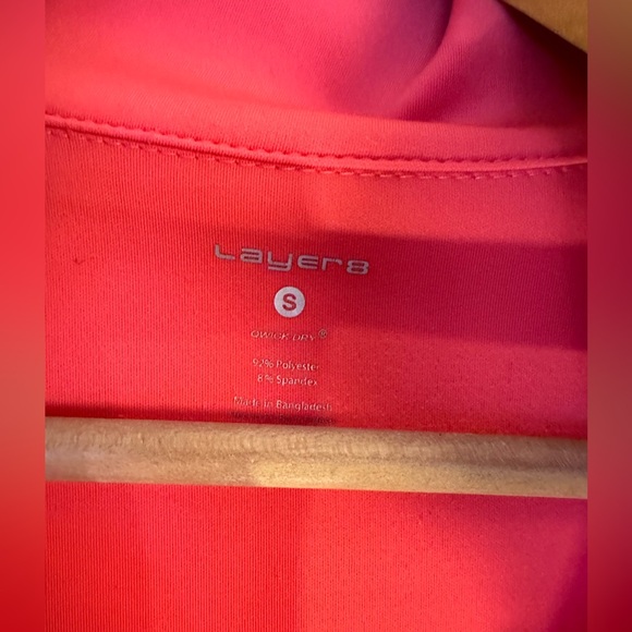 Light zip up jacket great for spring walks Coral - Picture 4 of 5